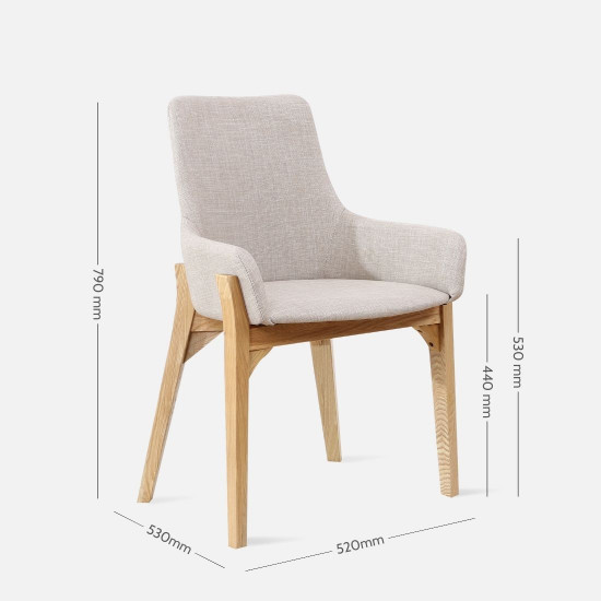 DANA Dining Table Solo Chair L120-L180 [SALE]